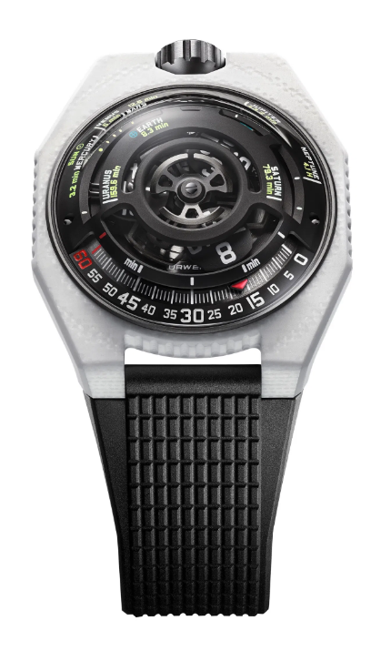 Review Urwerk UR-100V Lightspeed Ceramic Replica Watch